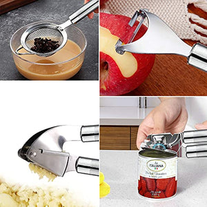 Kitchen Utensils Set - 35 PCs Cooking Utensils with Grater, Tongs, Spoon Spatula & Turner Made of Heat Resistant Food Grade Silicone and Wooden Handles Kitchen Gadgets Tools Set for Nonstick Cookware