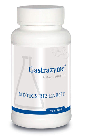 Biotics Research Gastrazyme from, Supplies Vitamin U Complex, Chlorophyllins, Gamma Oryzanol, 90 Tabs