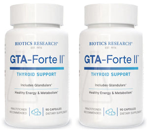 Biotics Research GTA-Forte II Thyroid Support Healthy Energy Metabolism 2x90 Cap