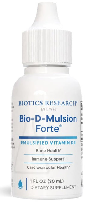 BIOTICS Research Bio D Mulsion Forte Vitamin D3 Liquid Drops