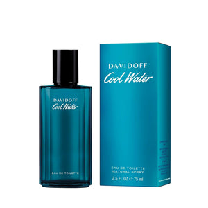 Davidoff Cool Water men EDT 2.5 oz fresh aquatic fragrance bottle
