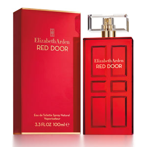 Elizabeth Arden Red Door EDT 100 ml women perfume bottle with box on white background