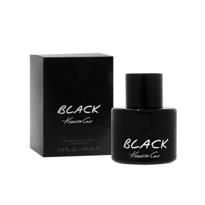 Kenneth Cole Black EDT 100 ml men matte black bottle perfume with packaging