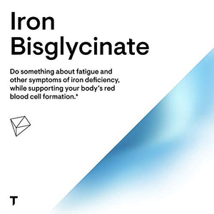 Thorne Iron Bisglycinate - 25 mg - Optimal Absorption - Support Red Blood Cell Formation - Fight Fatigue and Other Symptoms of Iron Deficiency