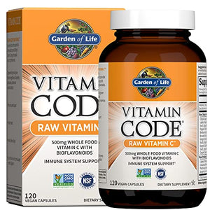 Garden Of Life, Raw Vitamin Code Vitamin C, 120 Veg Capsules