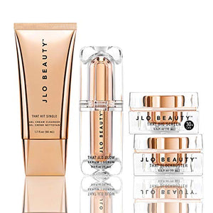 JLO BEAUTY That JLo Essentials Kit | Includes Serum, Cleanser, Cream and Broad Spectrum SPF